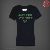 dames abercrombie fitch korte tees groen koningsblauw Kleren Online ye517606